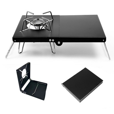 Camping Folding Table Heat Shield Gas Stove light weight | eBay