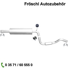 Mittelschalldämpfer für Skoda Octavia III 1,8 TSI NL3 NR3 mit Anbausatz a*