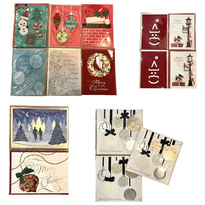 15 NEW Papyrus Premium Holiday Christmas Cards 2D/3D Factory Sealed; $120 Value