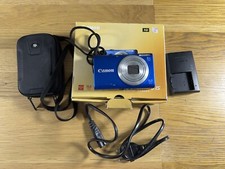 Canon PowerShot Digital Camera  A4000 IS 16MP 8x Zoom Blue Tested Box Digicam