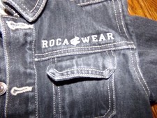 BOYS ROCAWEAR JEAN JACKET SIZE 4T H 356