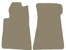 Dunkelbeige Fußmatten, Teppiche VORNE für Mercedes SLC SL C C107 coupe 1971-1989