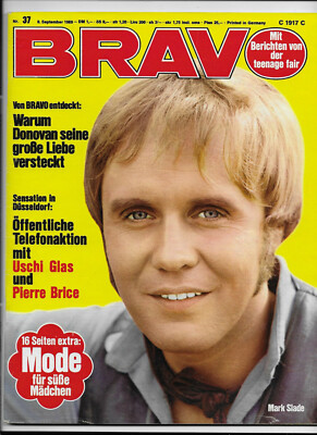 BRAVO Nr.37 vom 8.9.1969 Donovan, Robert Hoffmann, Udo Jürgens, Eric Ode - TOP 