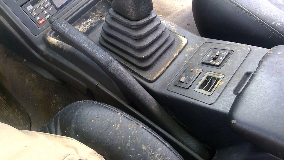 Conjunto de manija de freno de estacionamiento Mitsubishi Galant Vr-4 1991 OEM emergencia completa Foto 4 de 4