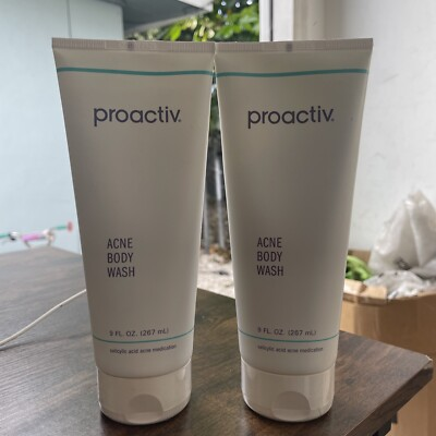 #ad 2 Proactiv Acne Body Wash 9 FL oz Brand New Salicylic Acne Medication $26.00