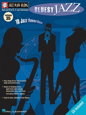 Bluesy Jazz Jazz Play Along Volume 35 Jazz Play Along Book and CD NEW 000843031