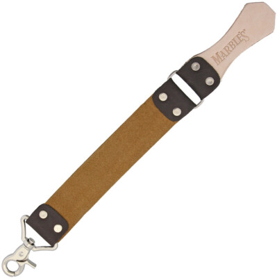 Marbles Knives Small Razor Strop Double-Sided Leather 15.75''  542