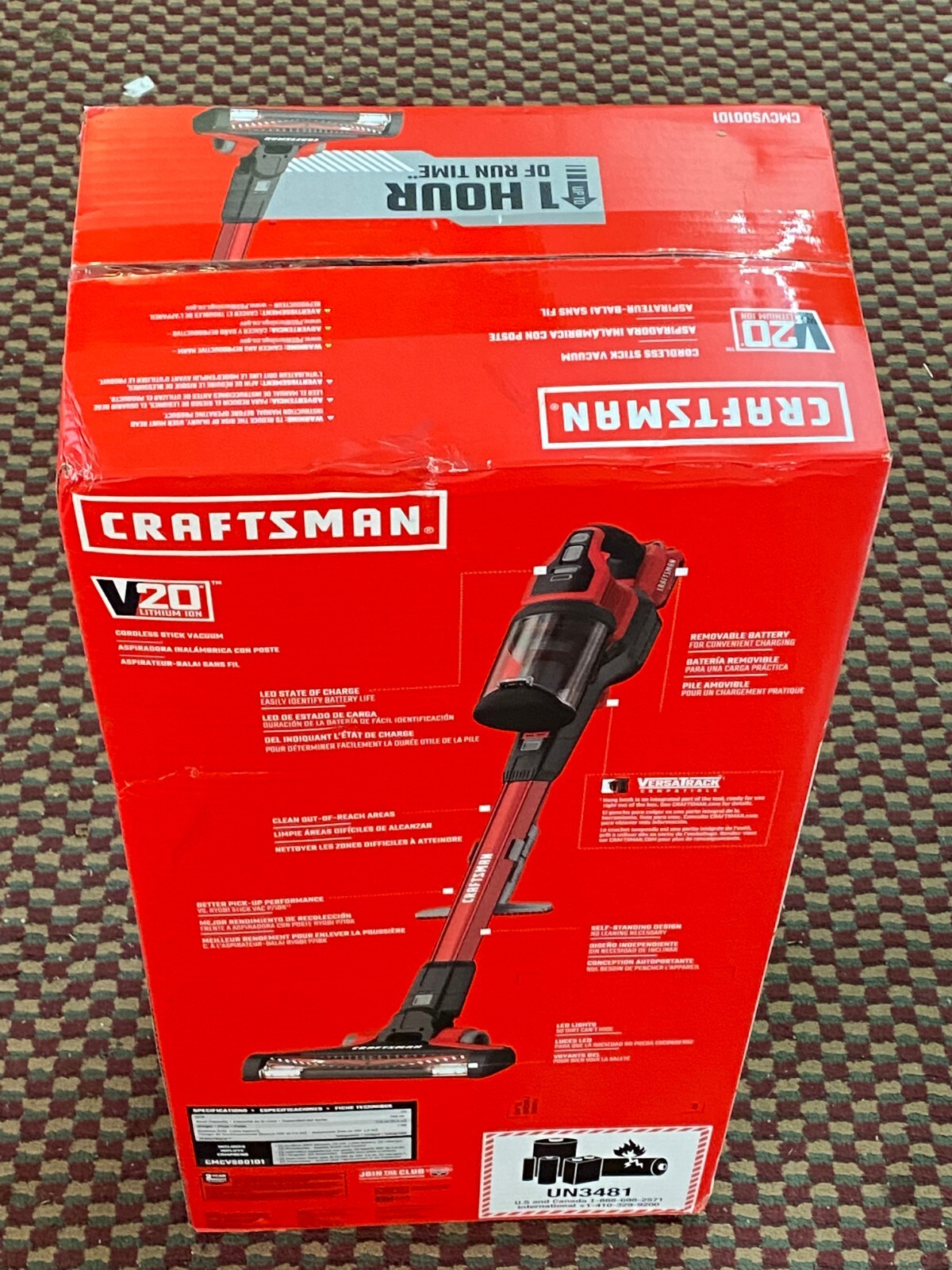Craftsman V20 Cordless Stick Vacuum 