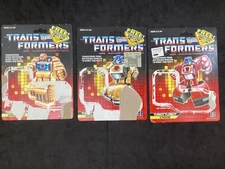 Transformers G1 1986 GOLDBUG CHASE ROLLBAR vintage cardback techspec throttlebot