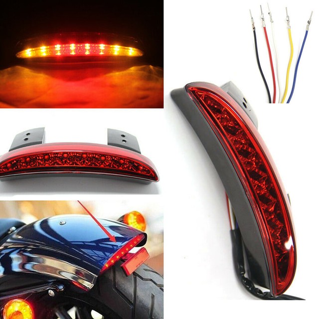 Motorcycle Rear Turn Signal LED Tail Light For Harley Dyna Street Bob 20132018 eBay