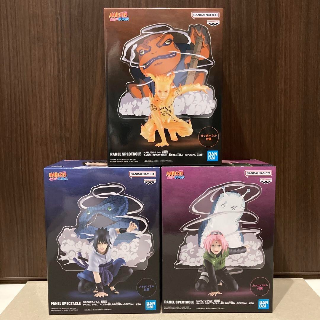 NARUTO サスケ サクラ パネル Naruto Shippuden Panel Spectacle Figure Naruto Sasuke Sakura