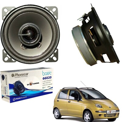 Set 2 Lautsprecher Vorne Phonocar für Daewoo Chevrolet Matiz Von 1999