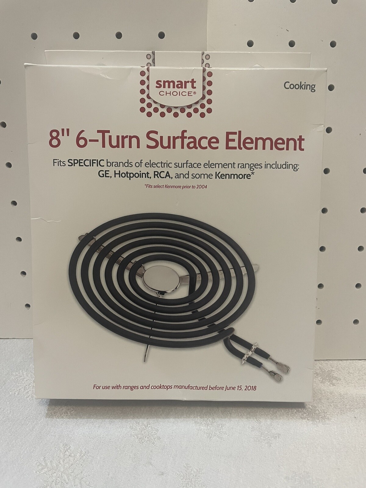 Smart Choice 8-Inch 6-Turn Stove Burner Replacement Element New $35