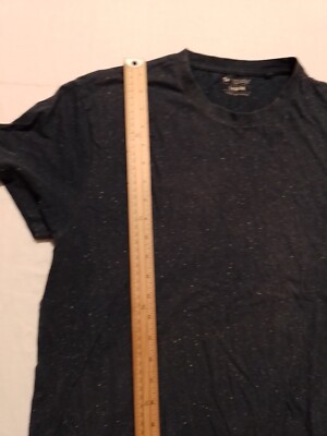 Herren T-Shirt TU Größe L Kurzarm Blau 26758