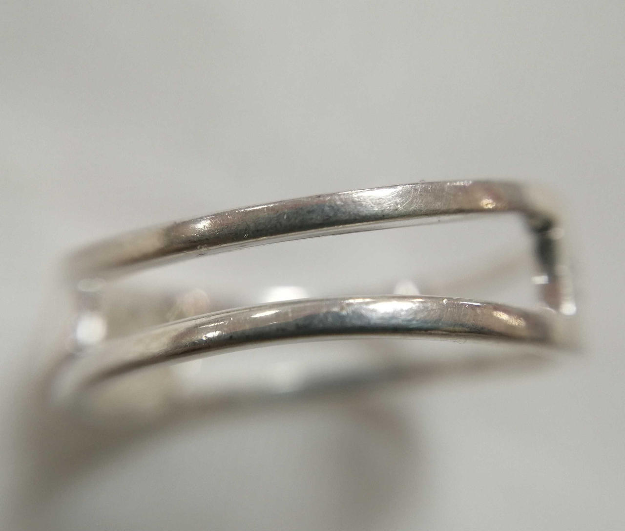 Gucci Interlocking G Slim Open Band Ring 925 Ster… - image 8