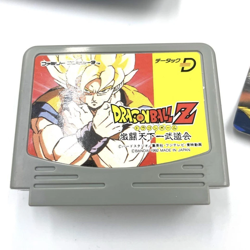 DRAGON BALL Z Game Anime Comic Nintendo Famicom DATACH Joint ROM System w/box - Image 4 of 4
