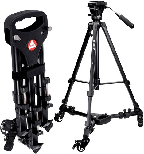 Spreader Per Treppiedi PROAIM In Alluminio Per Videocamera: Doppie Punte, Regolabile (16-26 Pollici), Capacità 400kg