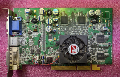 ATI Radeon 9600 PRO, 128MB, AGP Graphics Card. (109-A03400-00, 102A0340101)