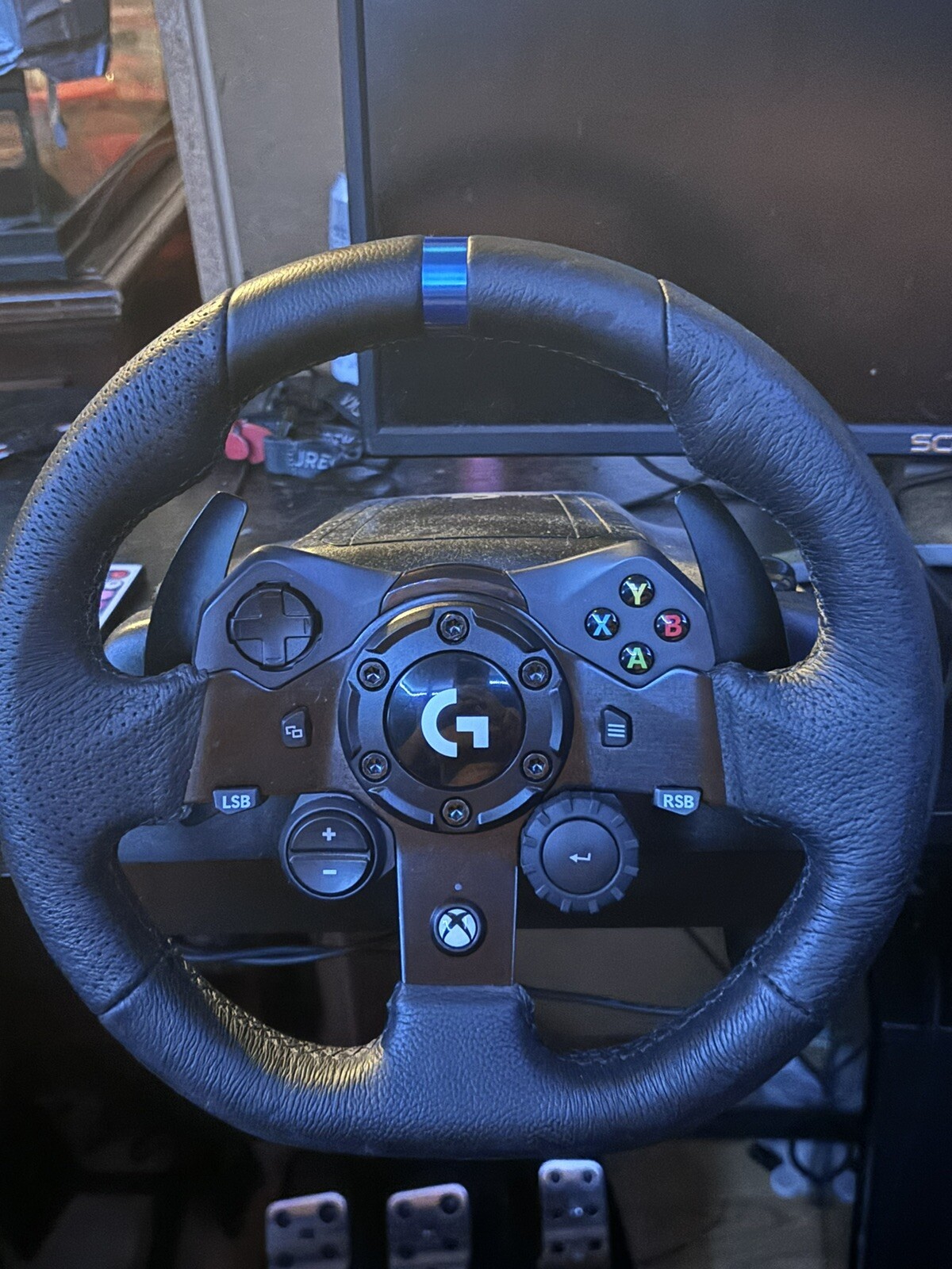 Logitech G G923 USB Steering Wheel + Pedals PC, Xbox Black Falak