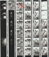 Contact Photo Sheet & Negatives Collins David Lee Roth Leif Garrett Damian Samms