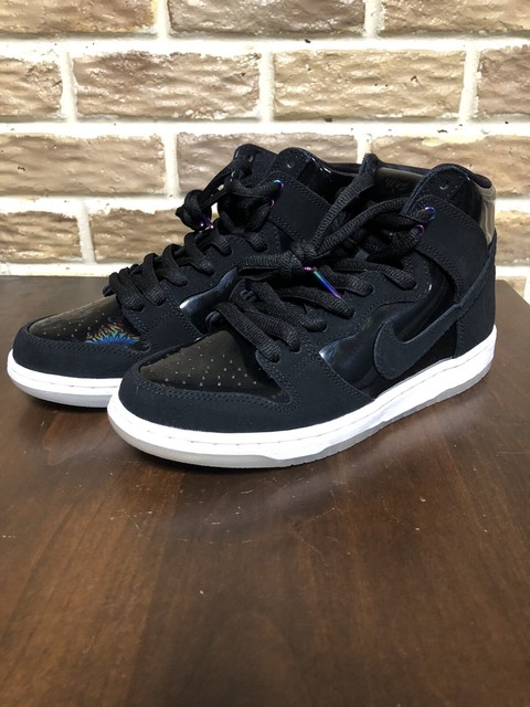 Mens Nike SB Zoom Dunk High Pro Iridescent Black Clear White 854851-001 US  10 for sale online | eBay