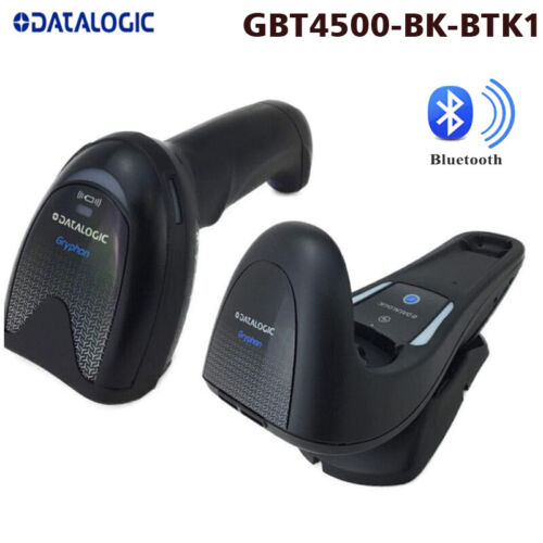Datalogic Gryphon GBT4500-BK-BTK1 1D Laser Wireless Bluetooth Barcode Scanner - Imagen 1 de 5