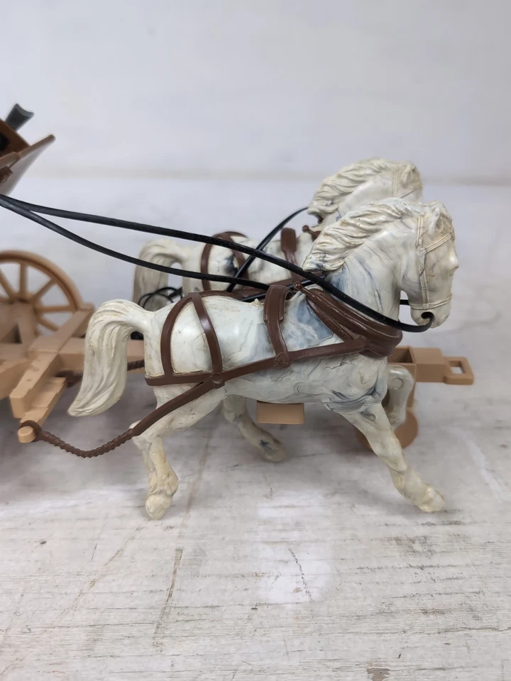 Diligencia Roy Rogers Fix It 1955 vintage con caballos y algunos accesorios Foto 2 de 4