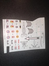1/24 SCALE DECAL - VARIOUS SYMBOLS 