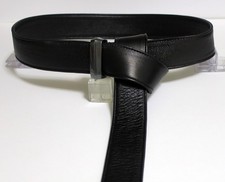 Vintage Miss Ellen Ruth Levy Black Butter Soft Nappa Leather Wrap Belt - Unique