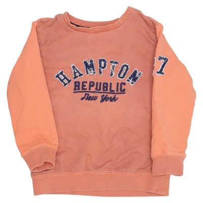 Hampton Republic, Sweatshirt, Größe: 86/92, Orange, Baumwolle, Print #kQD