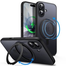 360 Degree Rotatable Ring Case for iPhone 17 ...