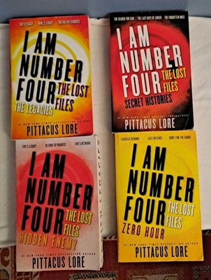 I Am Number Four The Lost Files Books 1-4 Pittacus Lore PB 2014 First Edition