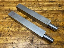 Precision 4-Sided Machinist Straight Edge Machine Shop 2pc Lot Square Check