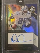 Michael Irvin 2023 Panini Ltd Monikers #17/25Auto MON-MIR Dallas Cowboys Honors 