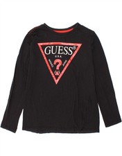 GUESS Mädchen Grafik Top Langarm 7-8 Jahre s...