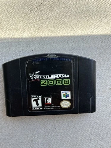 WWF WrestleMania 2000 (Nintendo 64, 1999) N64 TESTED
