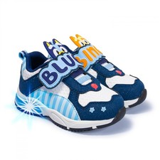 Bluey and Bingo Peeking Athletic Light Up Toddler Boy's Shoes Multi-Color