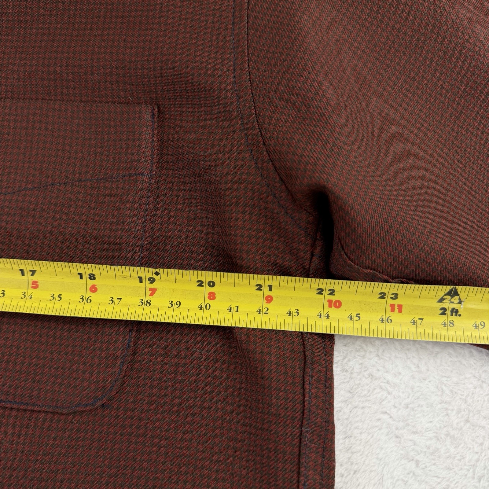 Pendleton Sir Pendleton Wool Houndstooth Shirt Me… - image 8