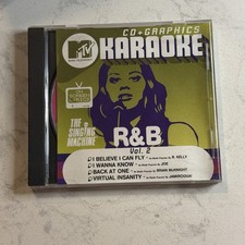 MTV Karaoke R B Vol 2 Singing Machine CD Graphics R Kelly Joe McKnight BX48