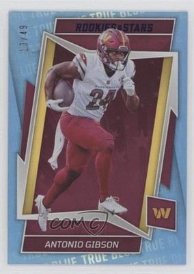 2022 Panini Rookies & Stars True Blue 13/49 Antonio Gibson #99 u6m