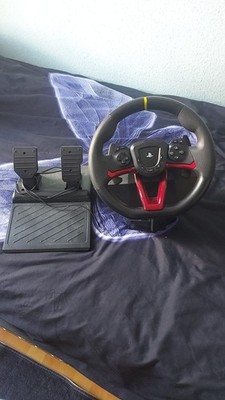Hori Wireless Racing Wheel Apex Lenkrad, Schwarz, mit Pedale