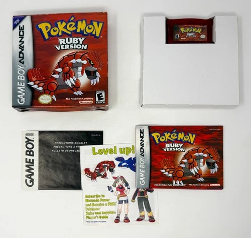 Pokemon Ruby Version COMPLETE CIB (Game Box Manual) Game Boy Advance GBA