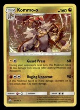 Kommo-o Holo Rare Dragon Majesty 54/70 LP Pokémon TCG