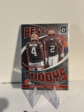 Amari Cooper & Deshaun Watson 2024 Donruss Optic #15 Best Tuddys NM