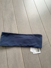 Lululemon License To Train Unisex Wide Headband Bltw Navy Nwt New 18