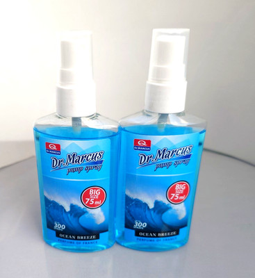 2x OCEAN AROMA Pump Spray High QUALITY AIR FRESHENER DISCRET PERFUME 75ml