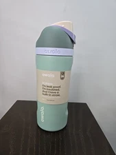 Owala Freesip Stainless Steel Water Bottle / 16oz / Color: Misty Meadow