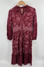 NWT Johnny Was Gwyneira Dress w/Slip Sz S Heavily Embroidered STUNNING MSRP 560