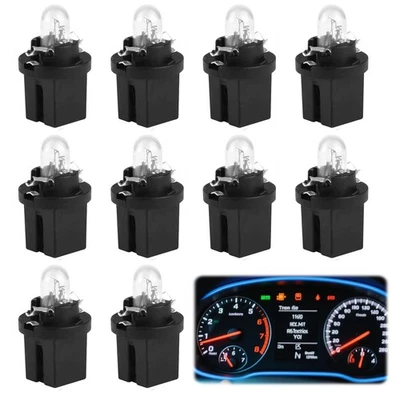 10 Pcs 12v 2w Ampoule Tableau De Bord,Ampoule T5,Ampoule T5 Led,AmpouleW1.2w - Photo 1/4