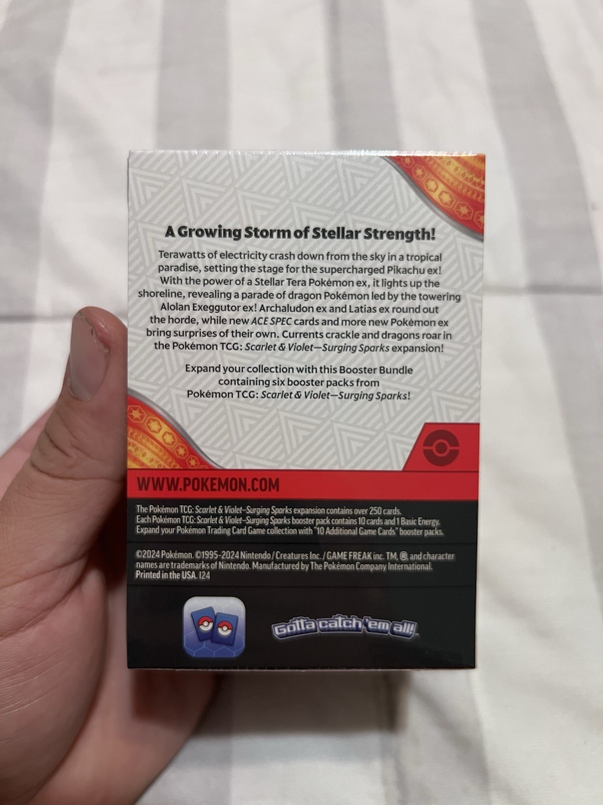 Pokemon TCG Surging Sparks Booster Bundle Factory Sealed